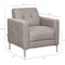Global Industrial Upholstered Fabric Club Chair, Tan 695965TN - alternate 2
